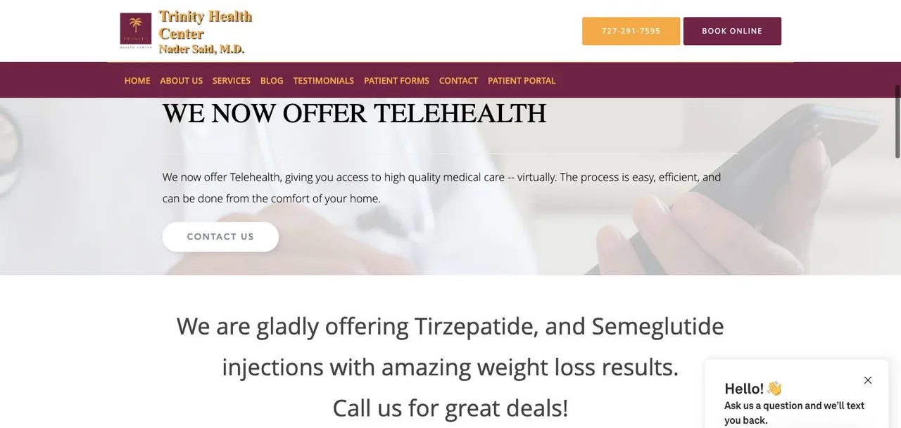 Trinity Health Center cover