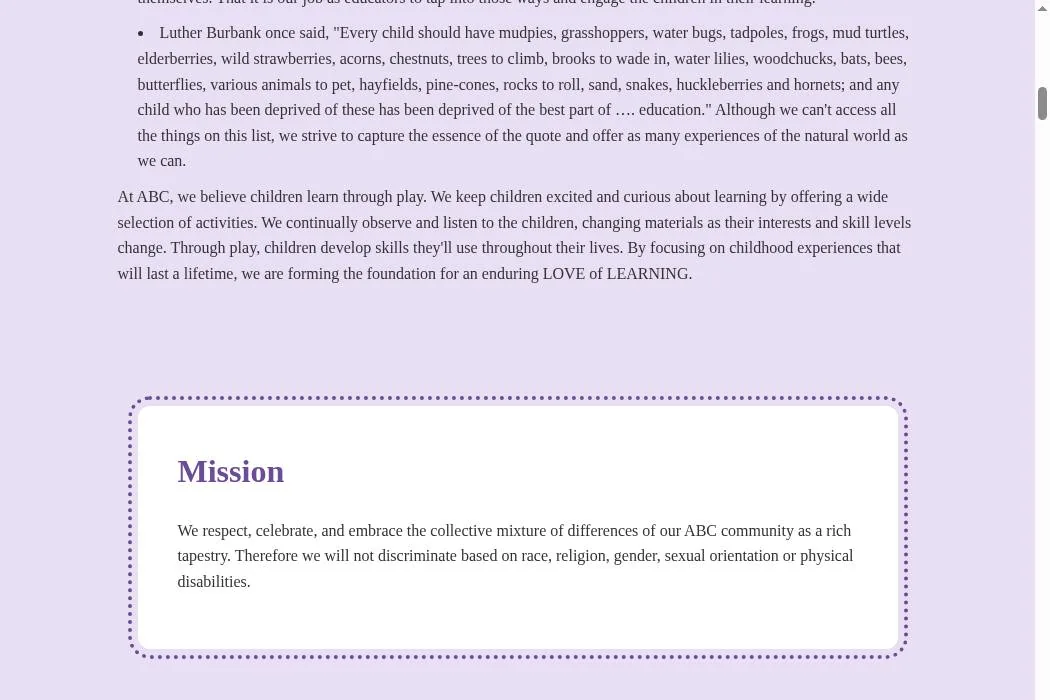 Alameda Beaumont Childcare cover