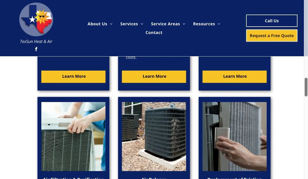 TexSun Heat & Air Inc. cover
