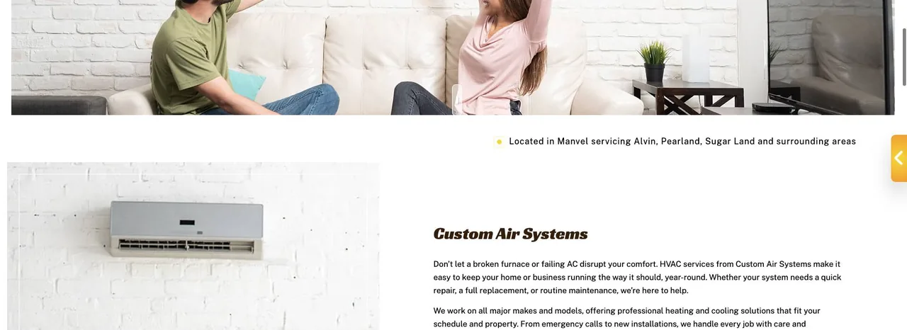 Custom Air Systems cover