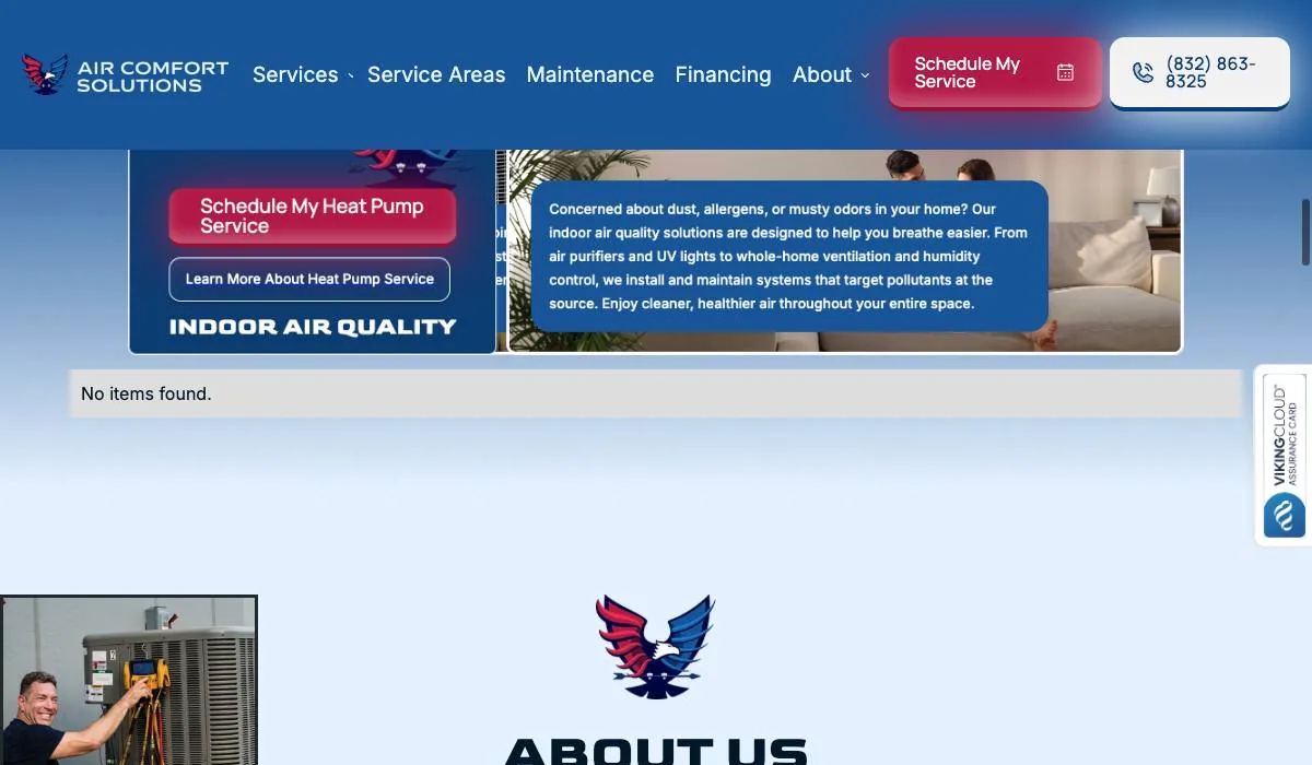 Air Comfort Solutions cover
