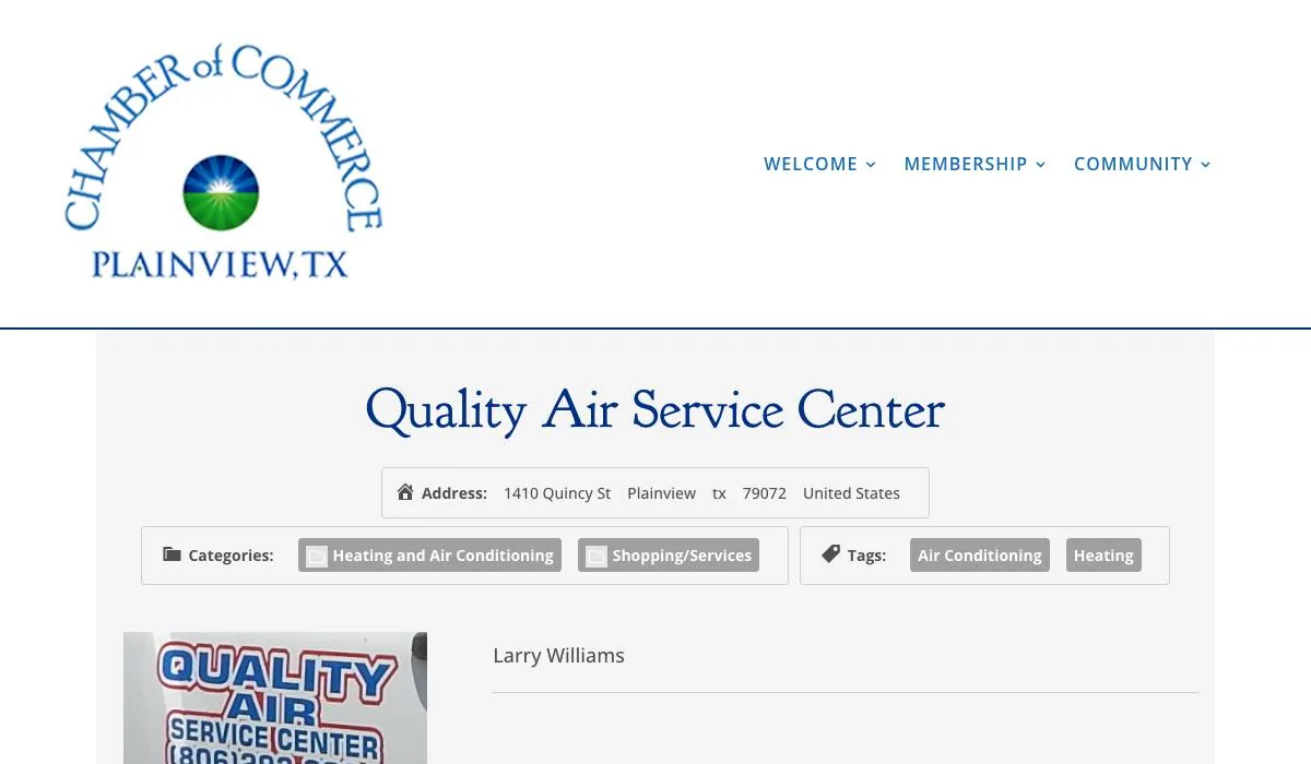 Quality Air Service Center cover