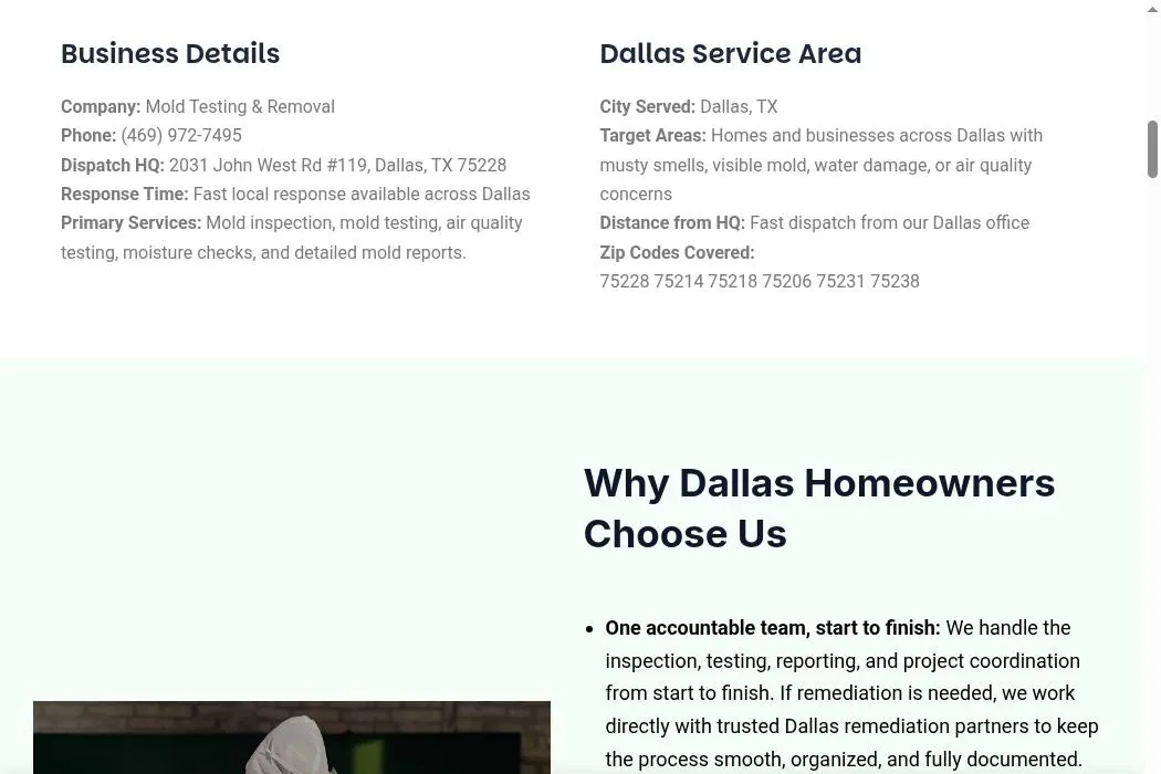Mold Testing & Removal cover