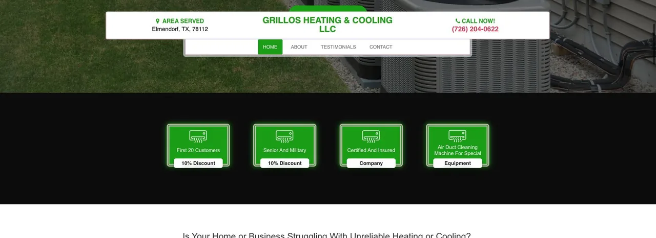 Grillos Heating & Cooling LLC cover