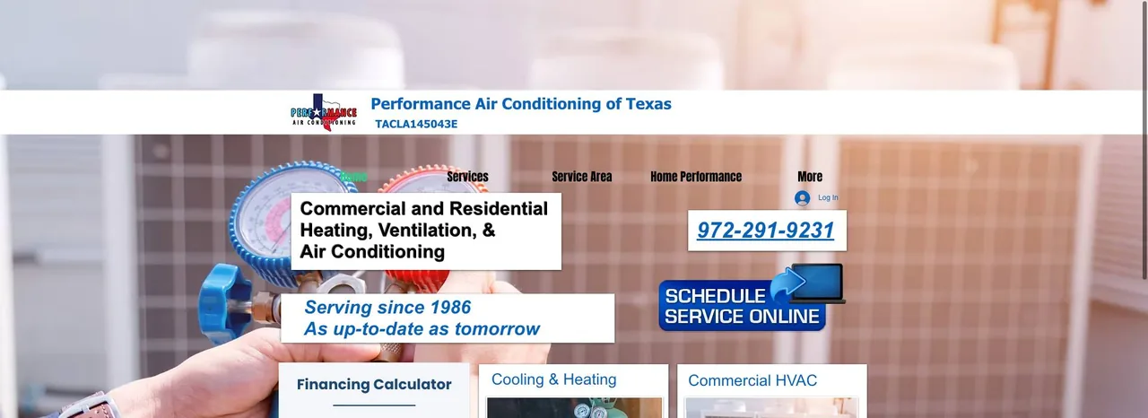 Performance Air Conditioning of Texas cover
