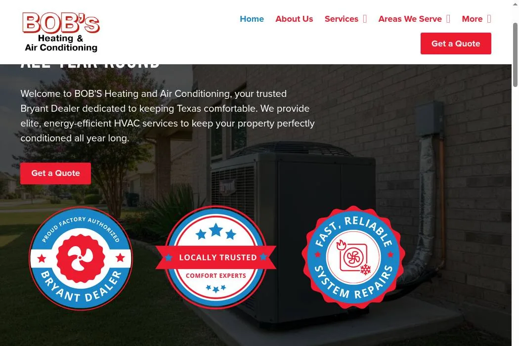BOB'S Heating and Air Conditioning cover
