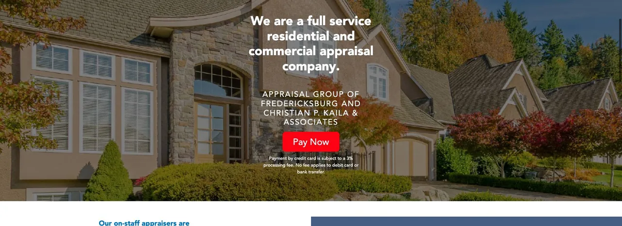Appraisal Group Of Fredericksburg and Christian P. Kaila & Associates cover