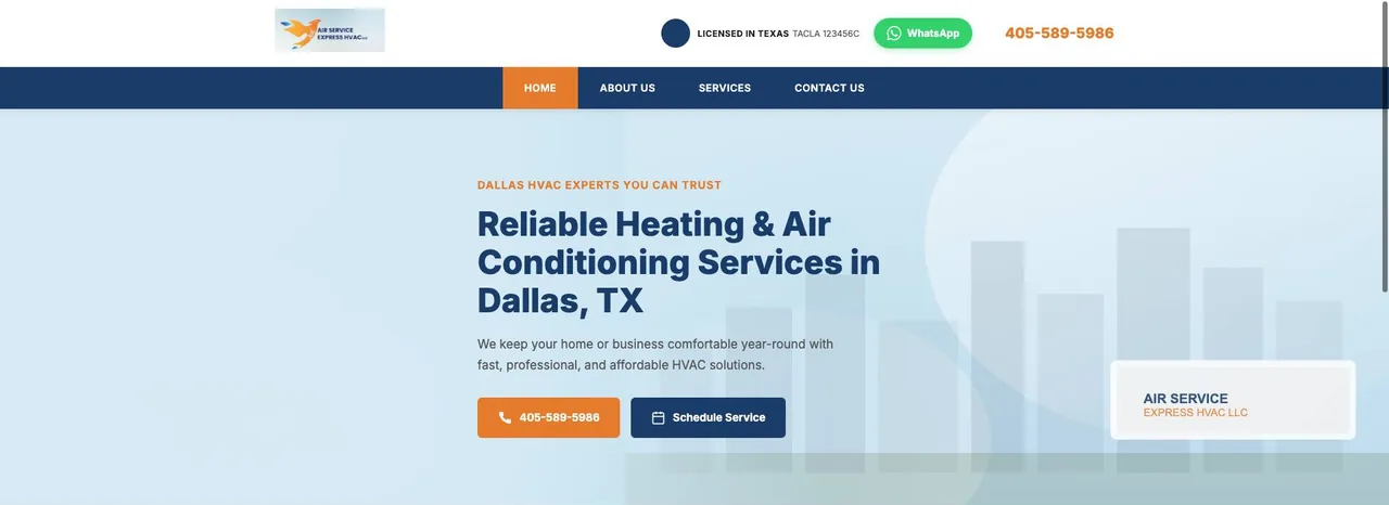 Air Service Express HVAC LLC cover