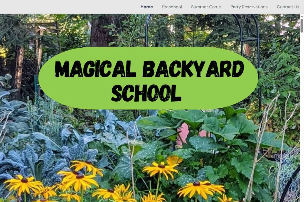Magical Backyard School cover