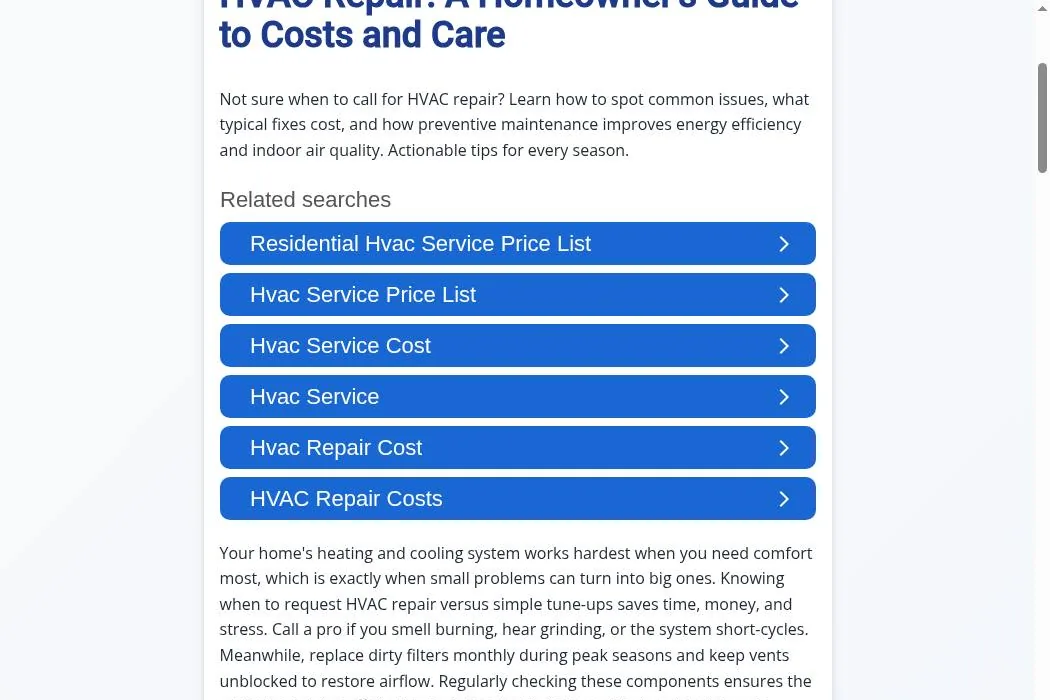 Austin HVAC Services cover