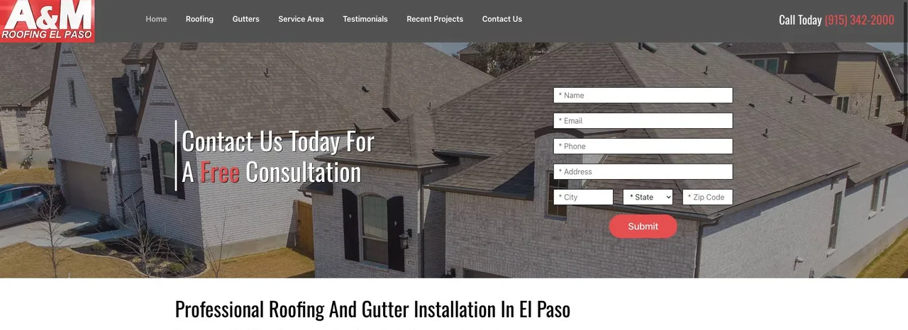 A&M Roofing cover
