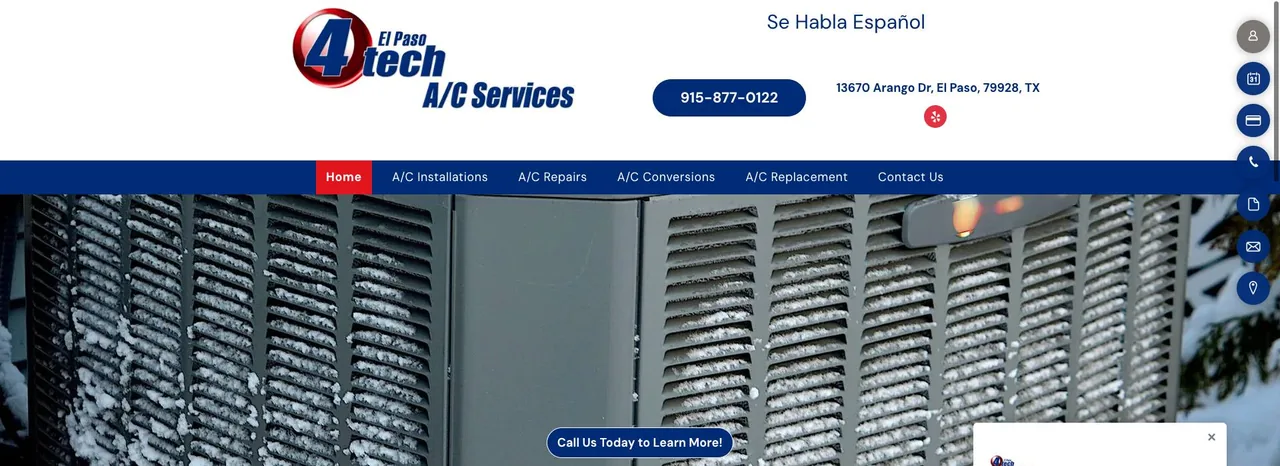 El Paso 4 Tech AC Services cover