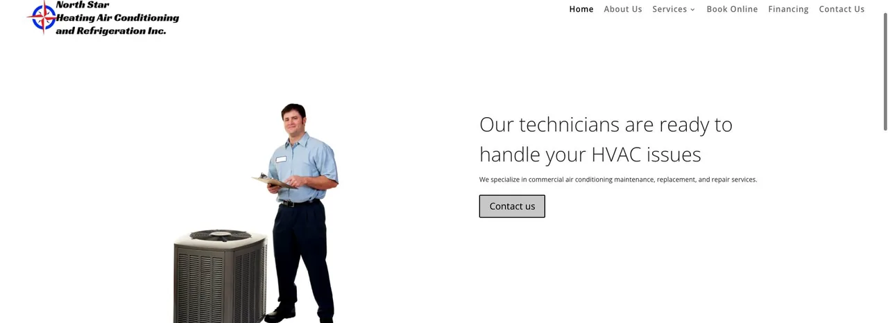 North Star Heating, Air Conditioning and Refrigerator Inc. cover