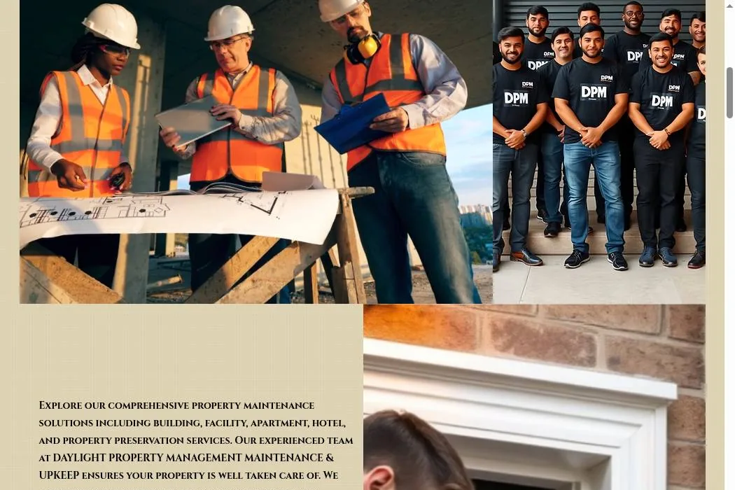 Daylight Property Management Maintenance & Upkeep cover