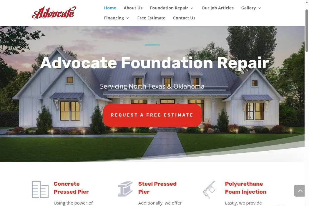 Advocate Foundation Repair cover