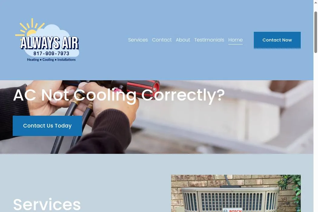 Always Air & Heat cover