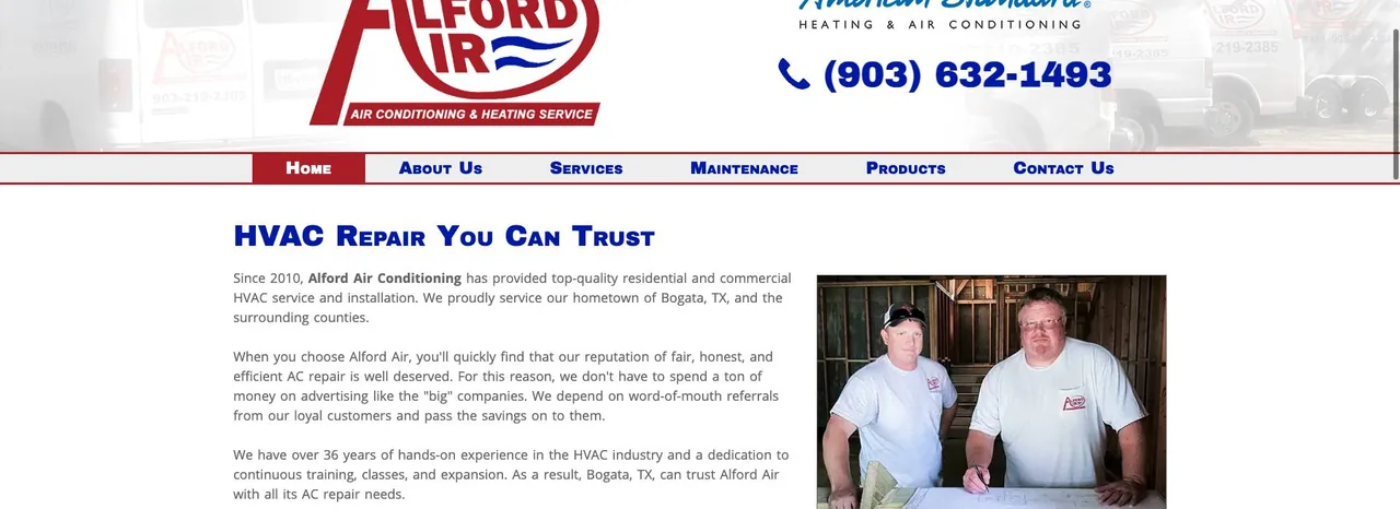 Alford Air Conditioning cover
