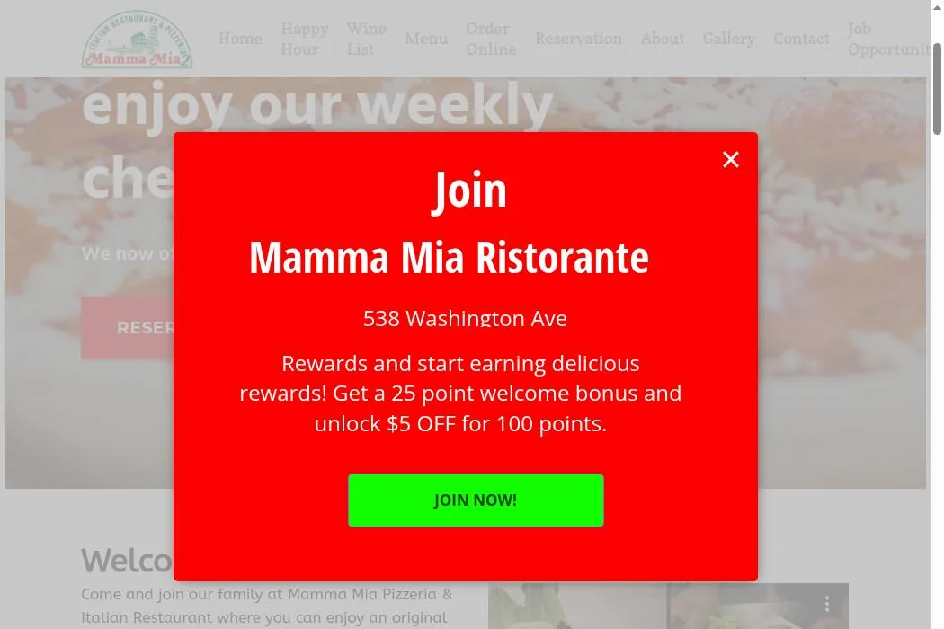 Mamma Mia Pizzeria 2 cover