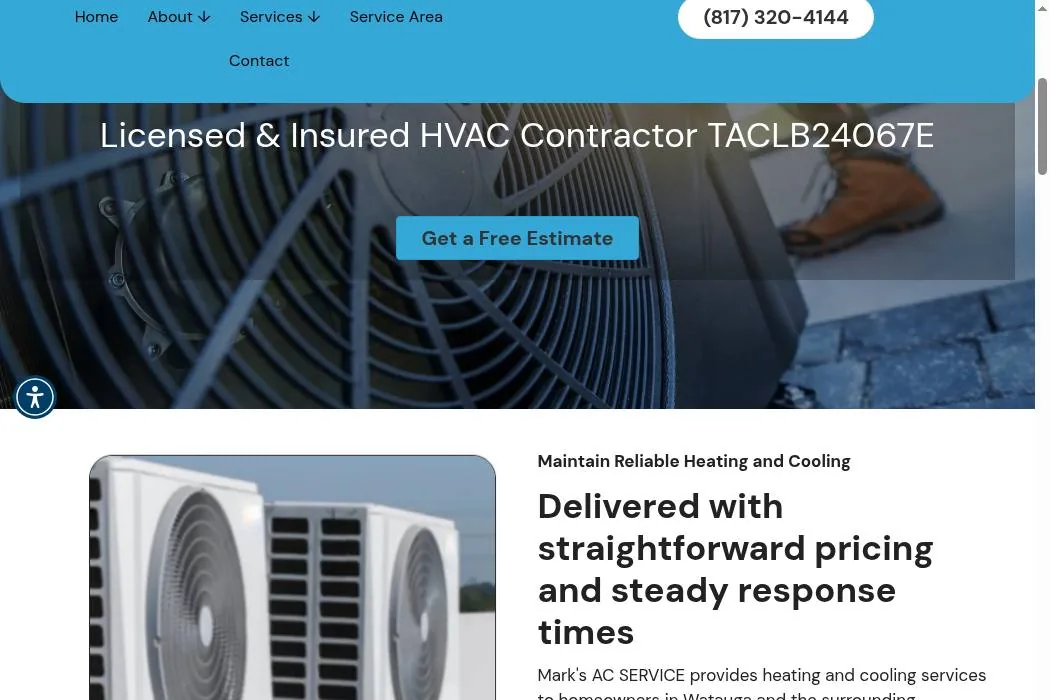 Mark's AC SERVICE cover