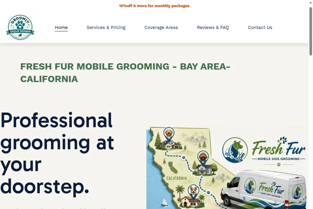 Fresh Fur Mobile Grooming cover