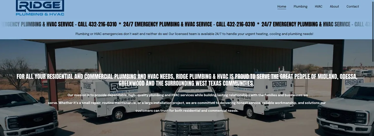 Ridge Plumbing & HVAC cover