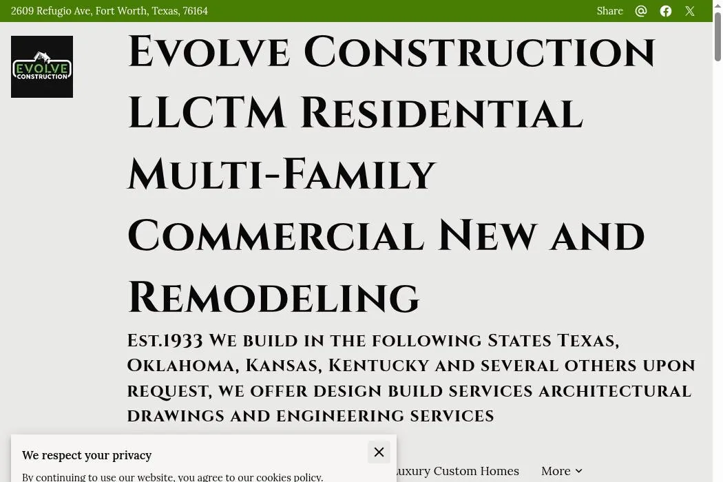 Evolve Construction LLC cover