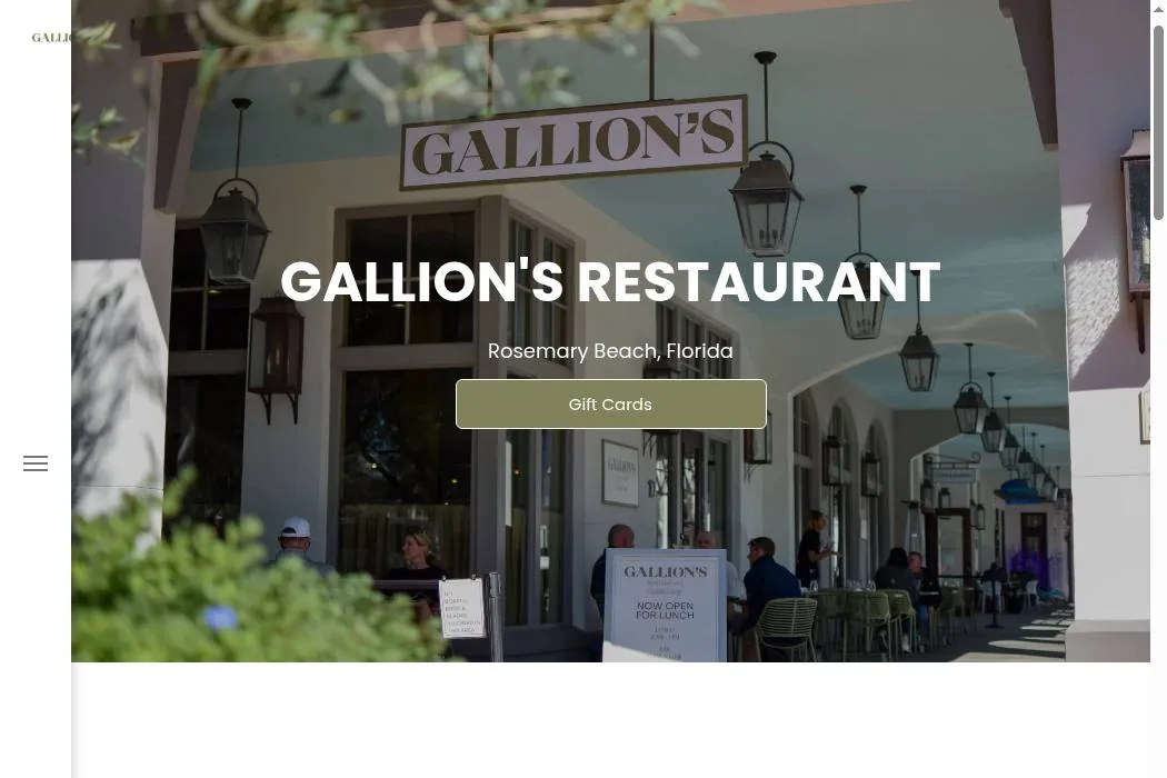 Gallion's Restaurant cover