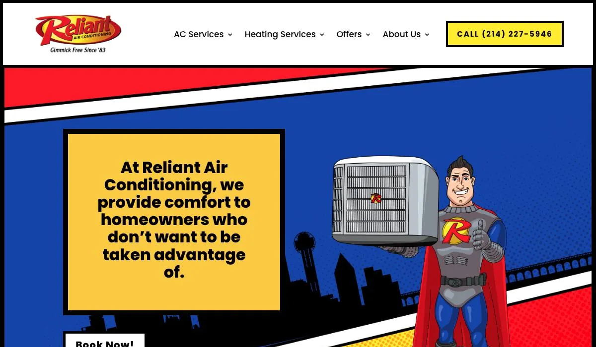 Reliant Air Conditioning cover
