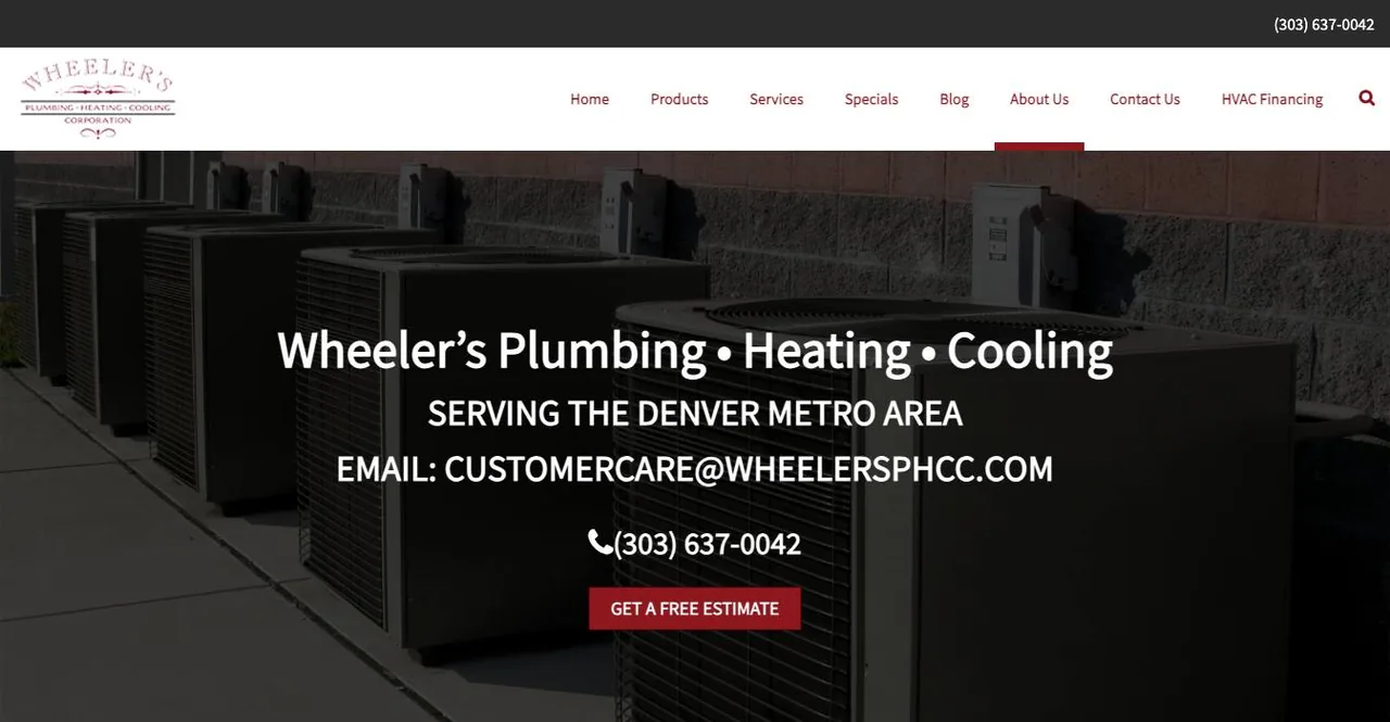 Wheeler’s Plumbing, Heating & Cooling Corp. cover