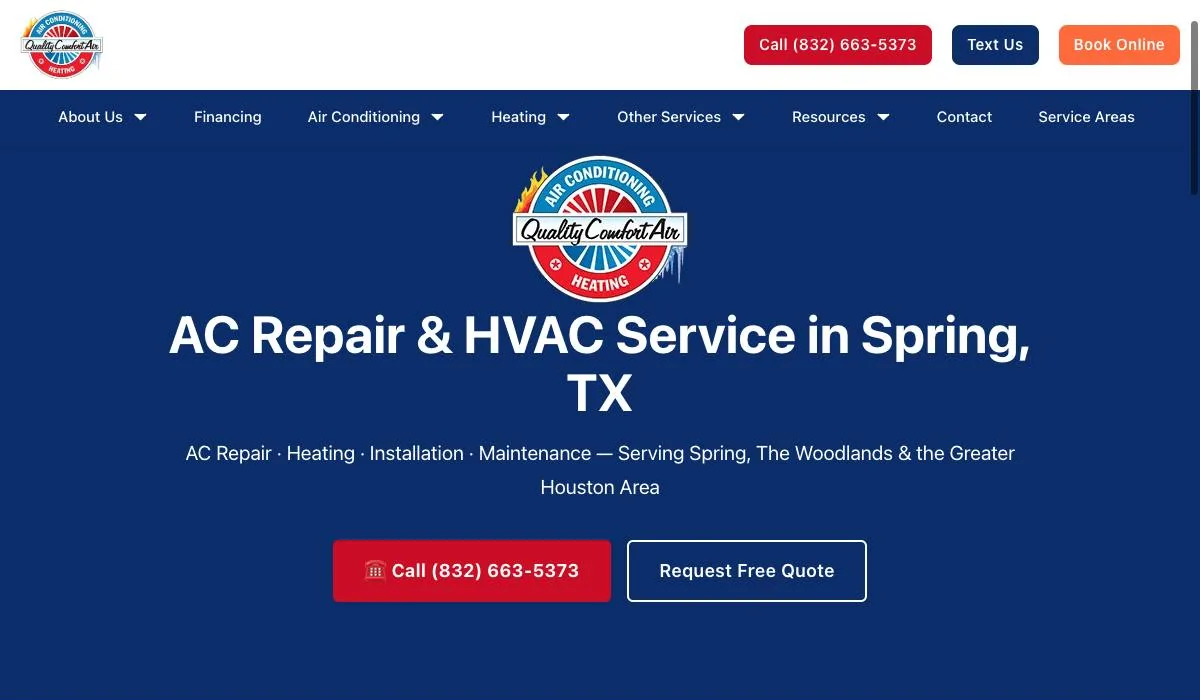 Quality Comfort Air, LLC cover