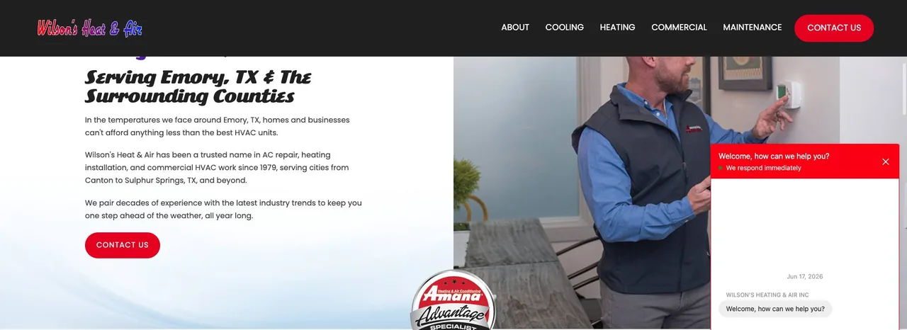 Wilson's Heat & Air cover