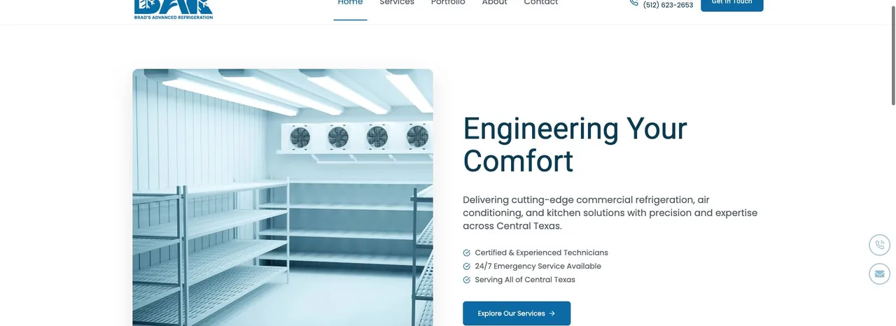 Brad’s Advanced Refrigeration cover