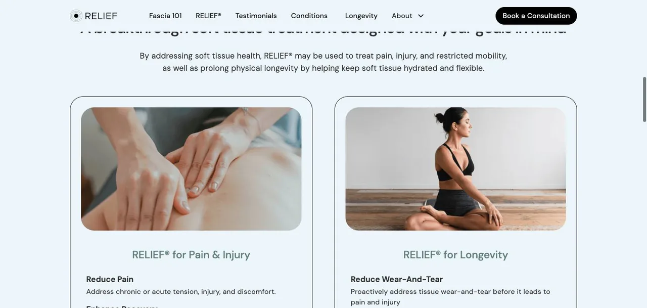 RELIEF® cover