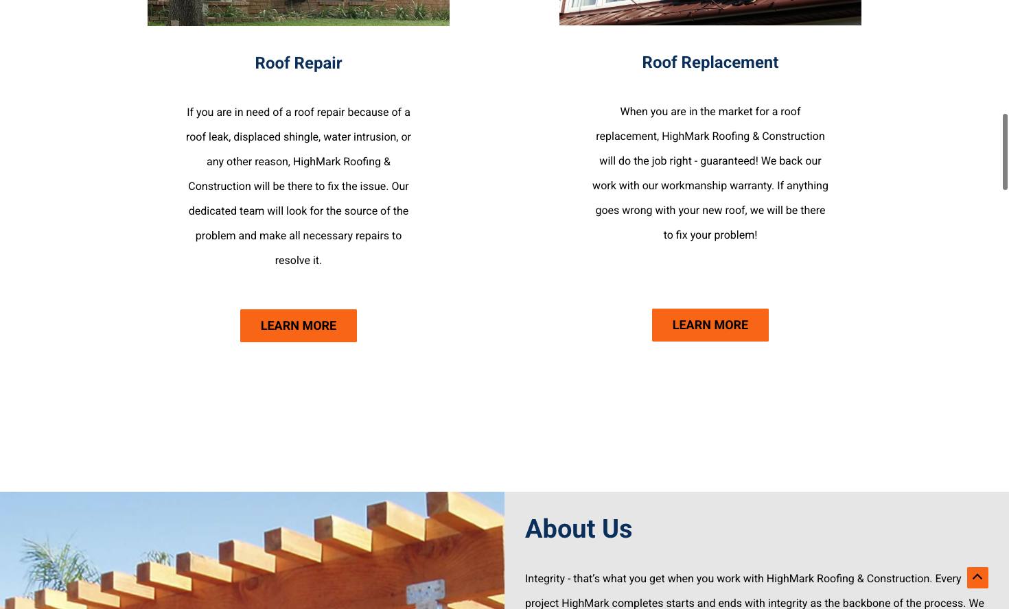 HighMark Roofing & Construction cover