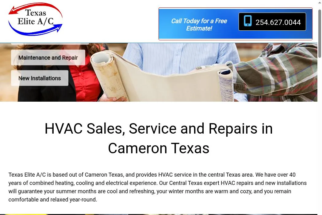 Texas Elite A/C LLC cover