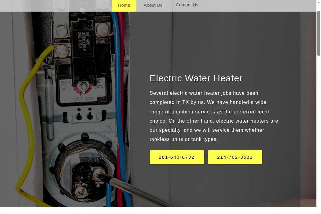 Electric Water Heater cover