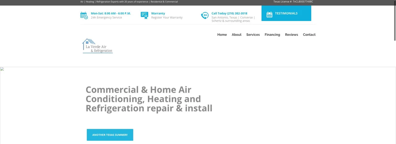 La Verde Air & Refrigeration cover