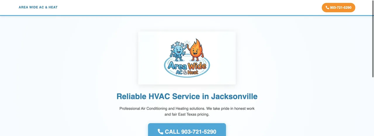 AREA WIDE AC & HEAT cover