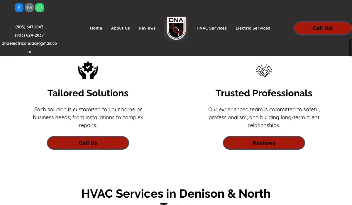 DNA Electric Heating and Air Conditioning LLC cover