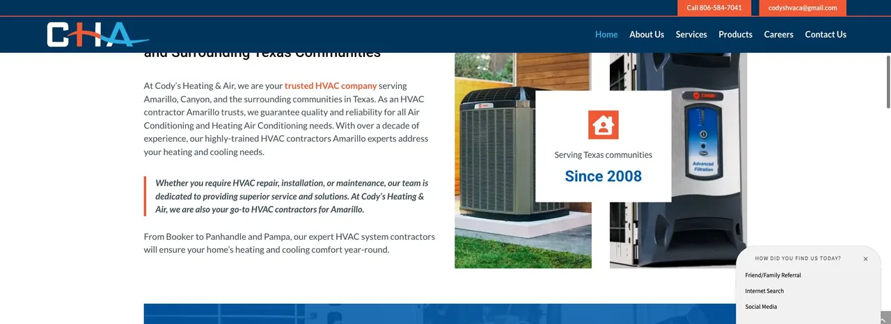 Cody’s Heating & Air cover