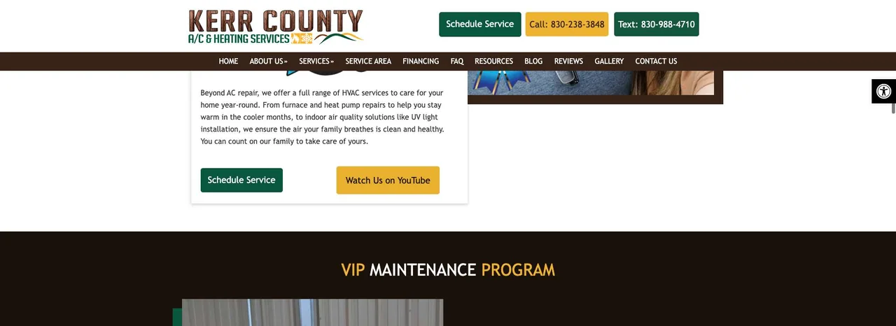 Kerr County A/C & Heating Services cover
