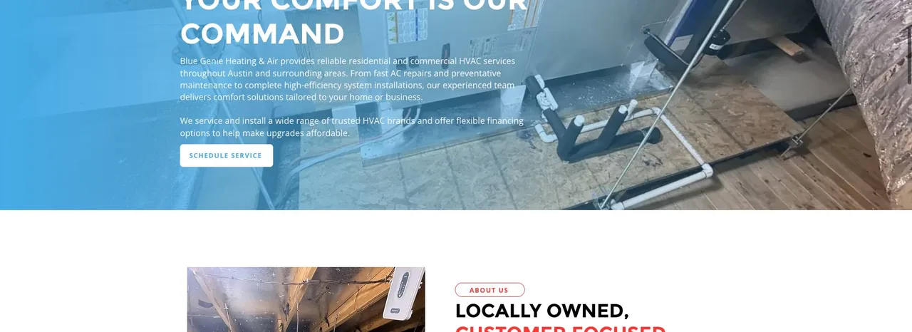 Blue Genie Heating & Air cover