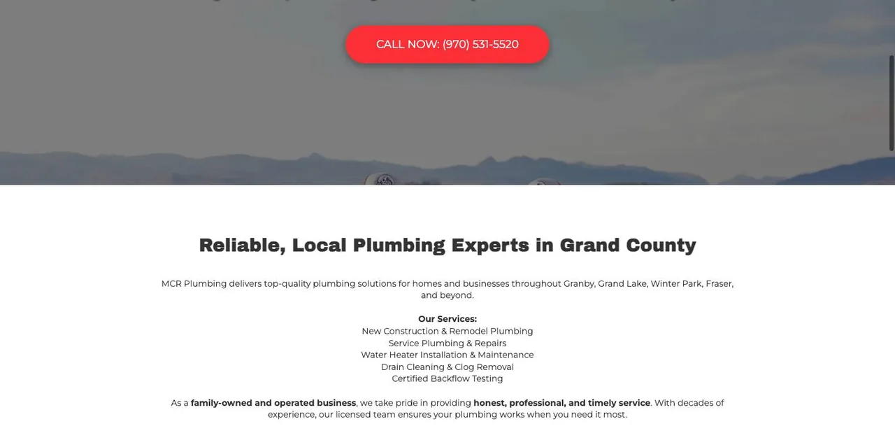 MCR Plumbing LLC cover