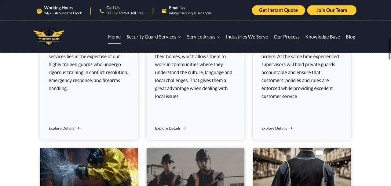VP Security Guards cover