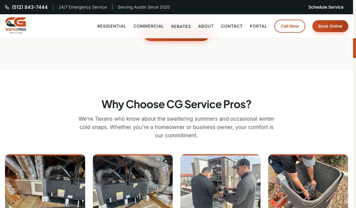 CG Service Pros cover