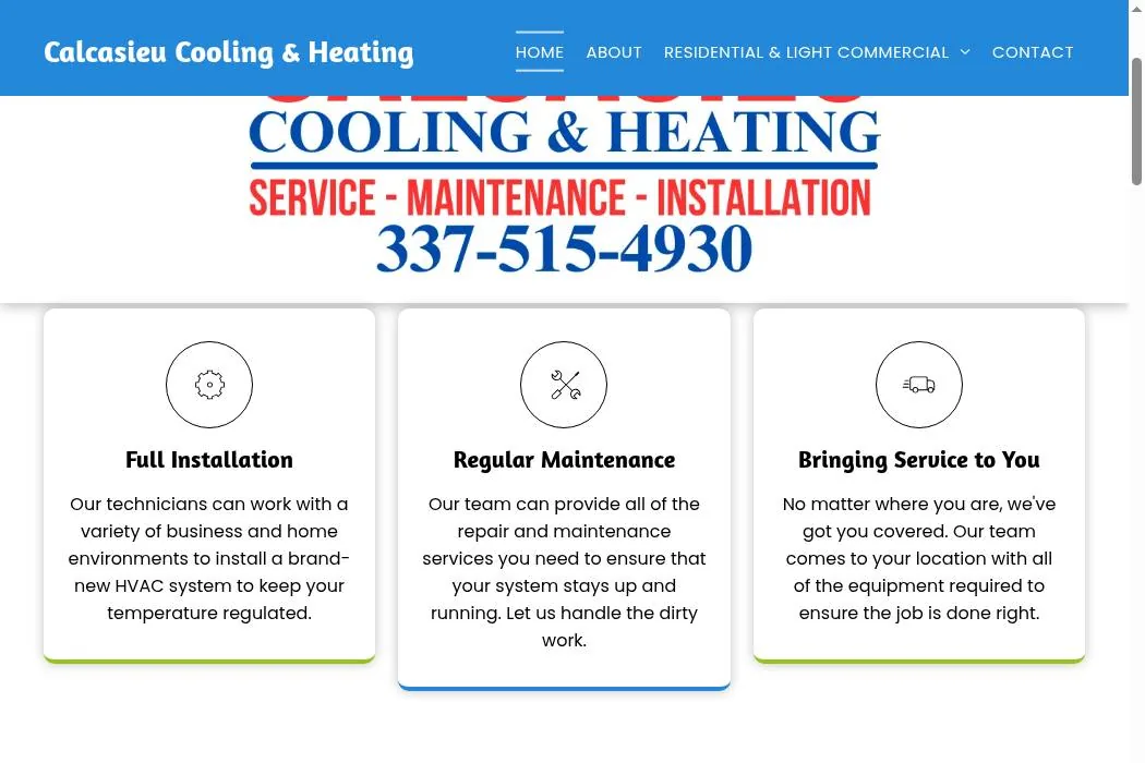 Calcasieu Cooling & Heating cover