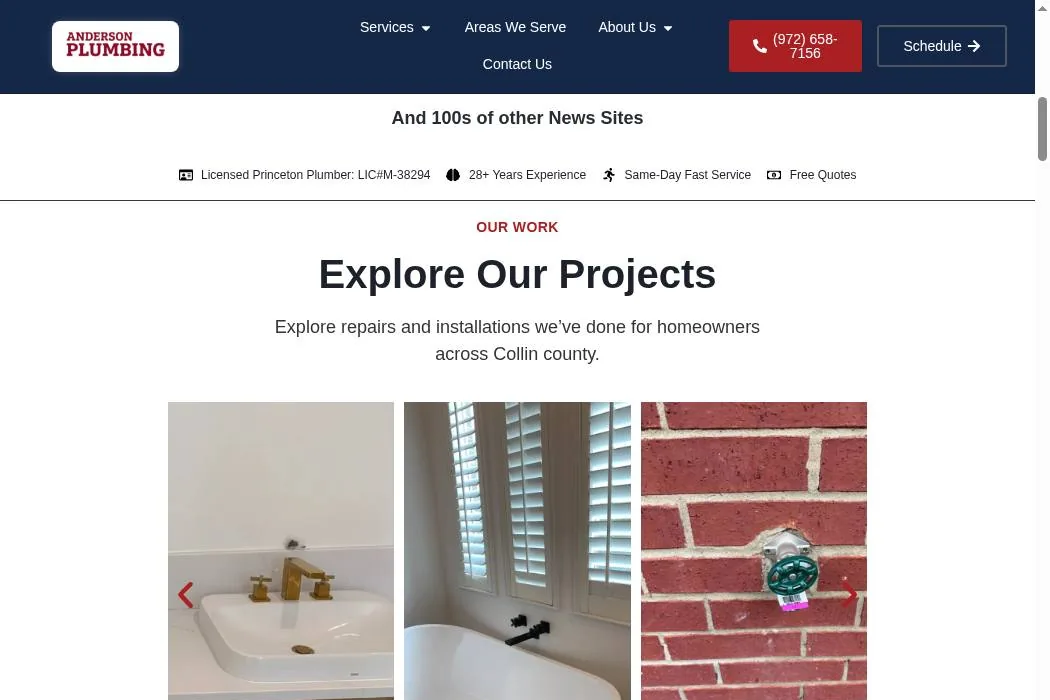Anderson Plumbing cover