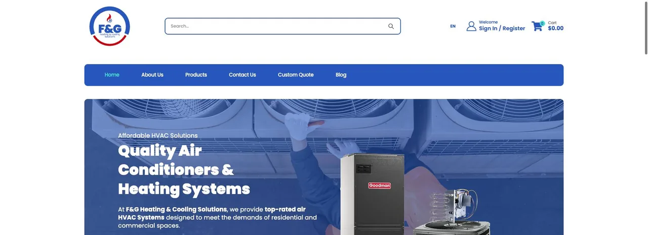 F&G Heating & Cooling Solutions cover
