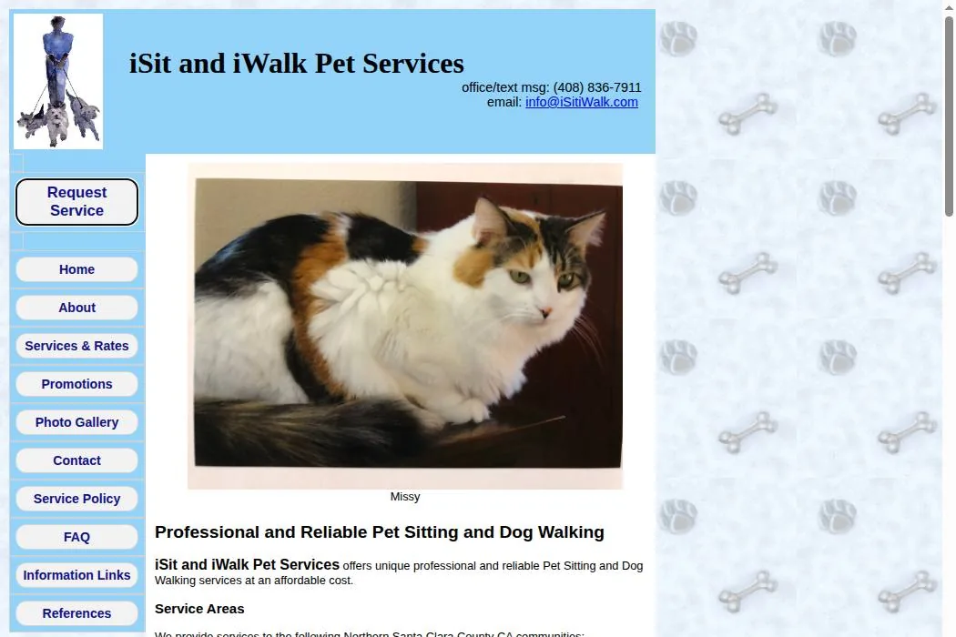 iSit and iWalk Pet Services cover