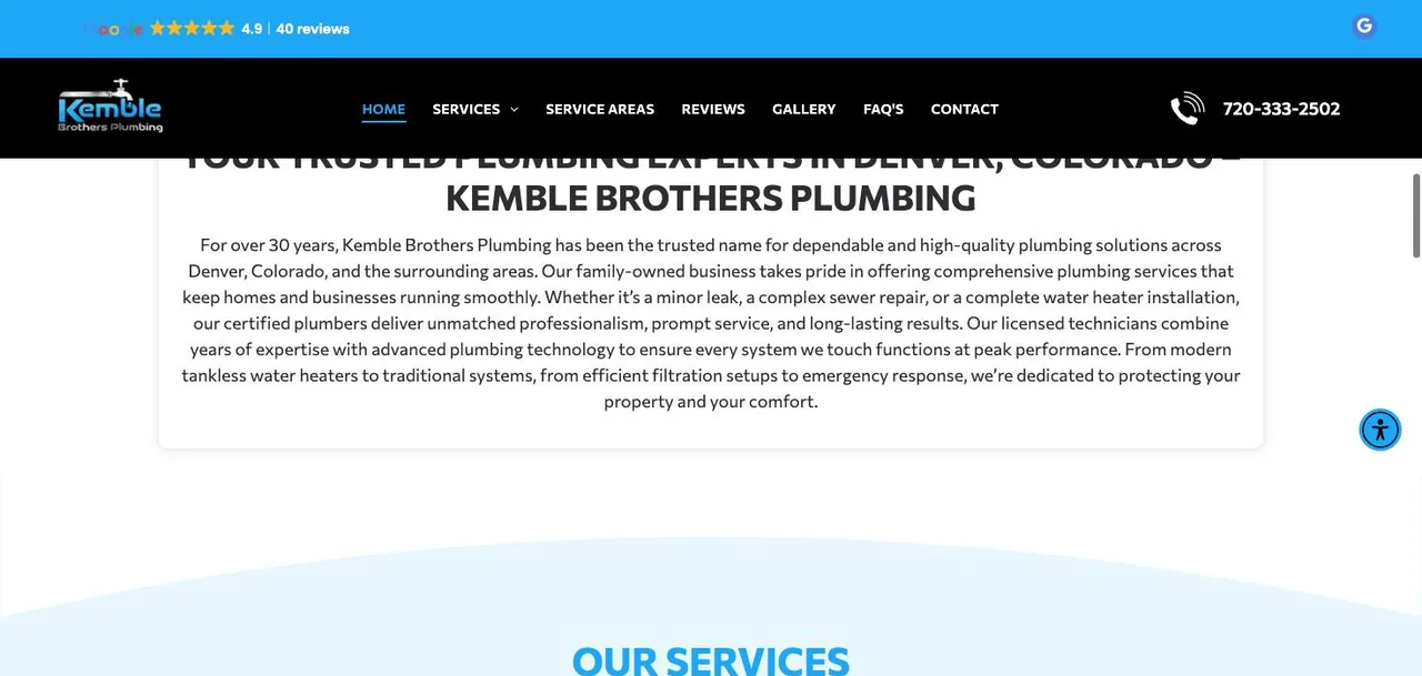 Kemble Brothers Plumbing cover